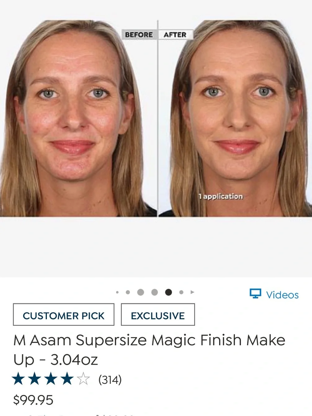 M.Asam Supersize Magic Finish Make-up Mousse - 3.4 oz Original